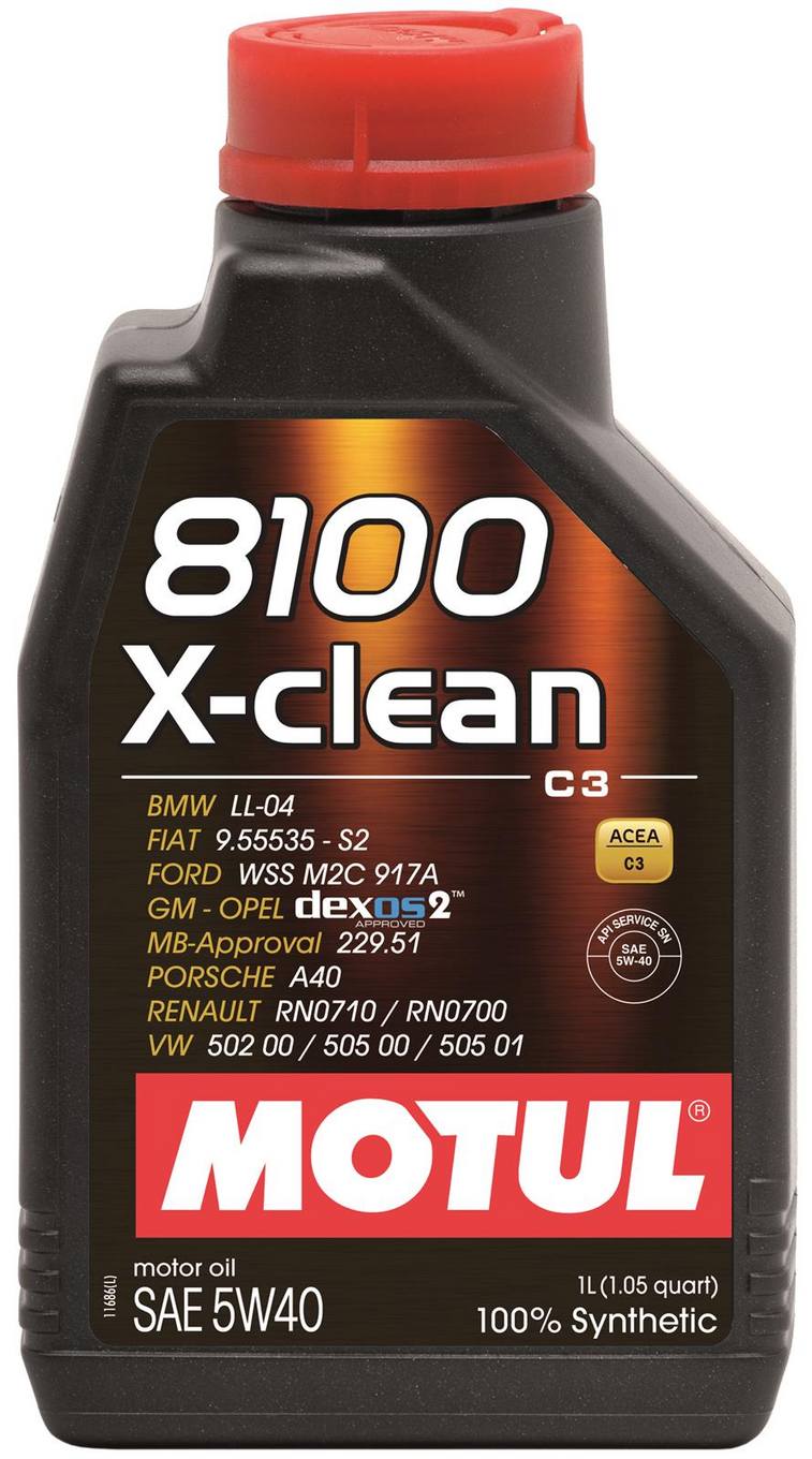 Audi BMW Engine Oil (5w40) (X-Clean 8100) - Motul 102786